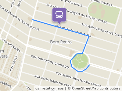 Mapa da parada