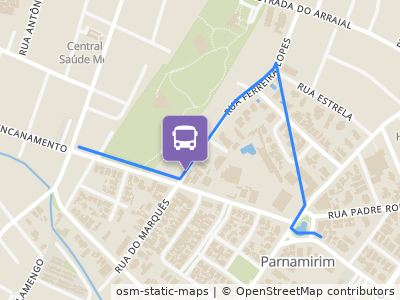 Mapa da parada