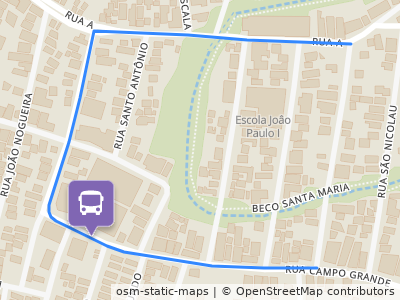 Mapa da parada