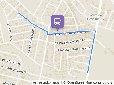 Mapa da parada