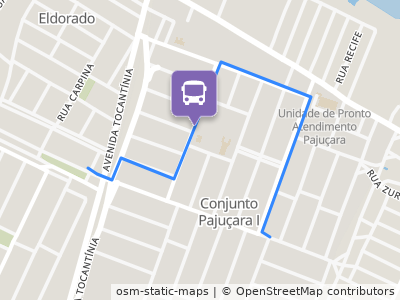 Mapa da parada