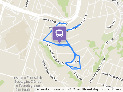 Mapa da parada