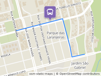 Mapa da parada