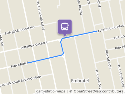 Mapa da parada