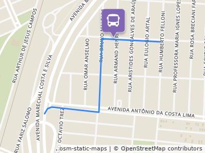 Mapa da parada