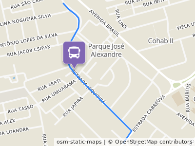 Mapa da parada