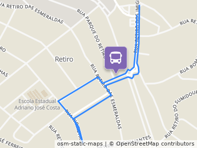 Mapa da parada