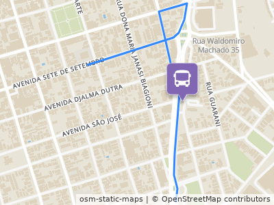 Mapa da parada