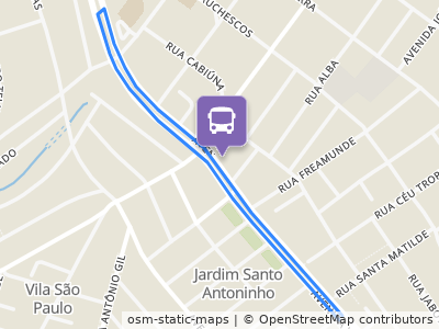Mapa da parada