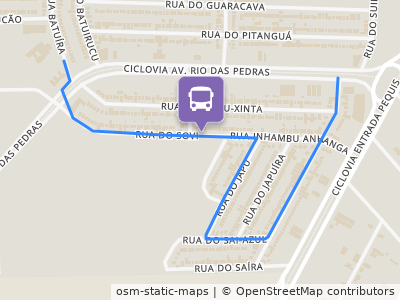 Mapa da parada