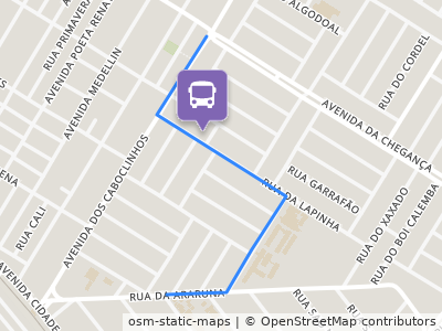 Mapa da parada