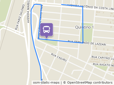 Mapa da parada