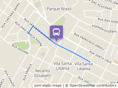 Mapa da parada