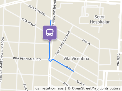 Mapa da parada