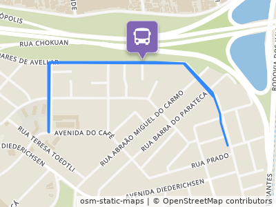 Mapa da parada