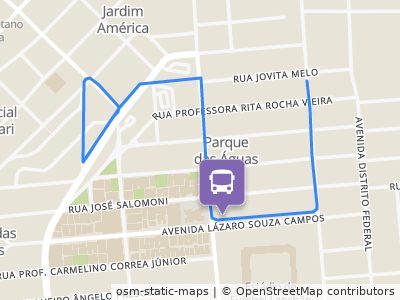 Mapa da parada