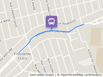 Mapa da parada