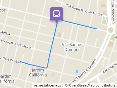 Mapa da parada