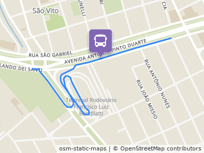 Mapa da parada