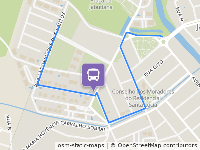 Mapa da parada