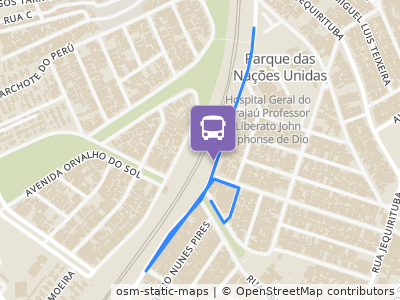 Mapa da parada