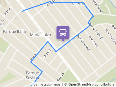 Mapa da parada