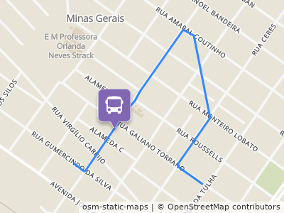 Mapa da parada