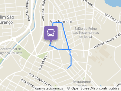 Mapa da parada