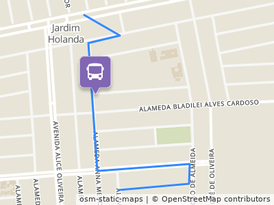 Mapa da parada