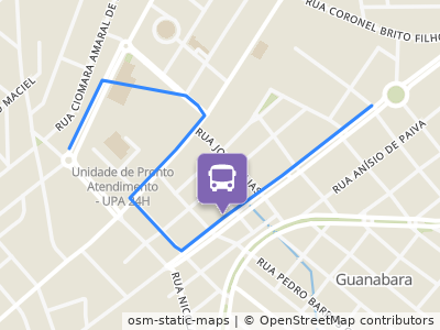 Mapa da parada
