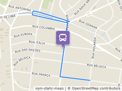 Mapa da parada