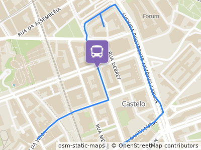 Mapa da parada
