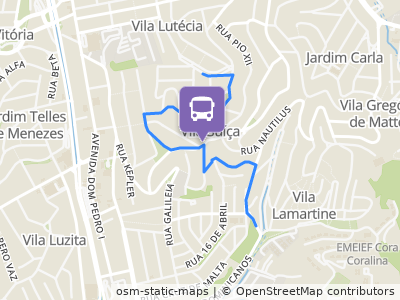 Mapa da parada
