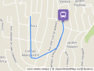 Mapa da parada
