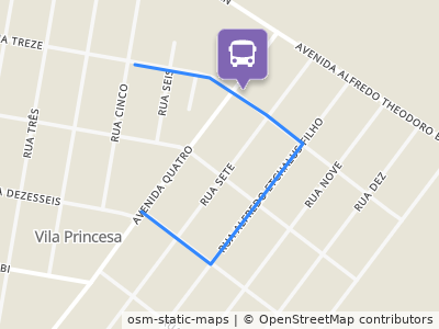 Mapa da parada