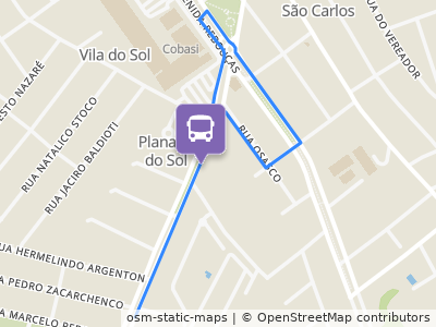 Mapa da parada