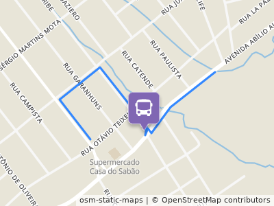Mapa da parada