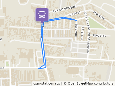 Mapa da parada