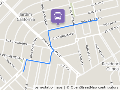 Mapa da parada