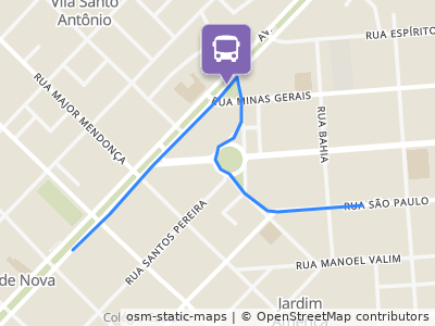 Mapa da parada