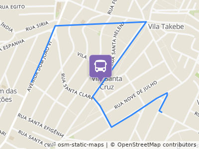 Mapa da parada