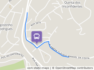 Mapa da parada
