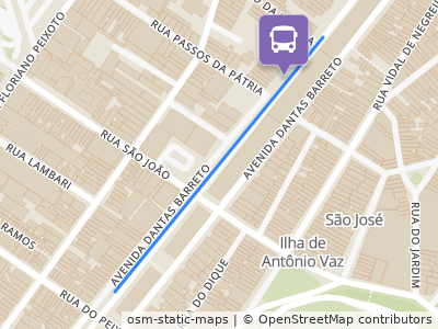 Mapa da parada