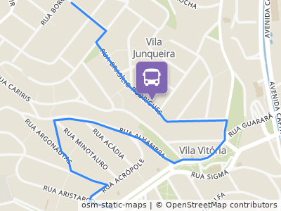Mapa da parada