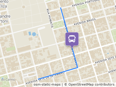 Mapa da parada