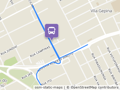 Mapa da parada