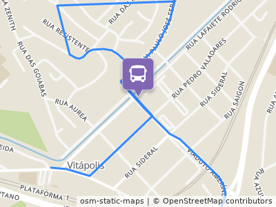 Mapa da parada