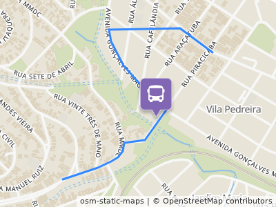 Mapa da parada