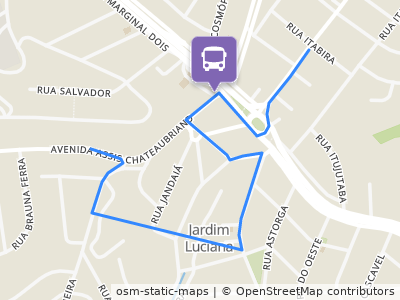 Mapa da parada