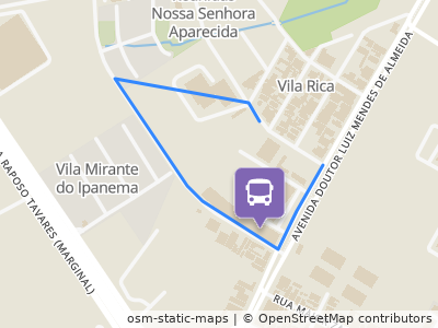 Mapa da parada